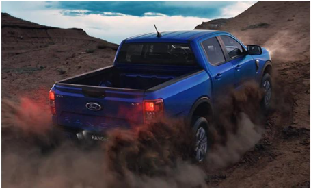 Hình ảnh Ford Ranger 2025 đi địa hình