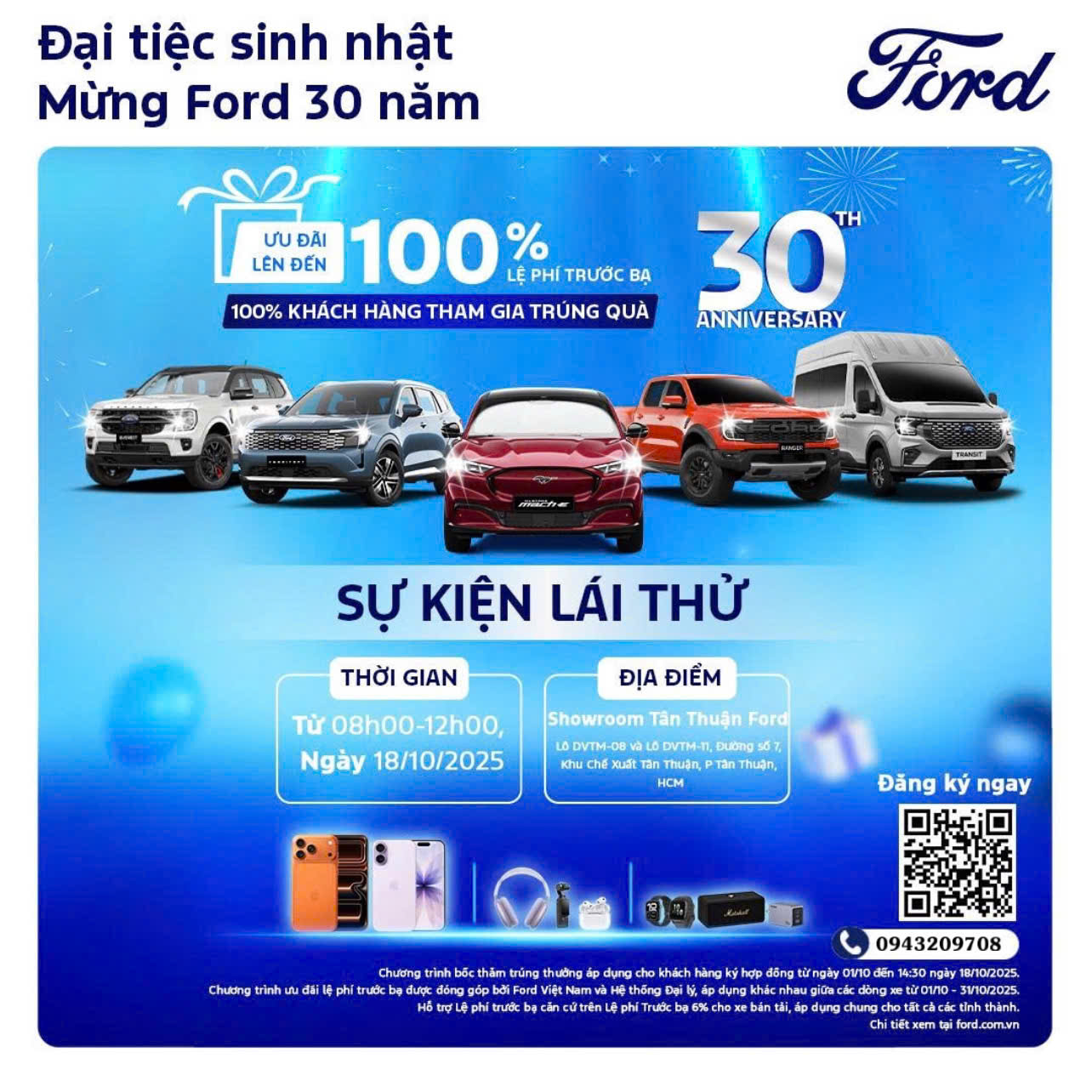 Sự kiện lái thử xe tại Ford Tân Thuận – Trải nghiệm đỉnh cao nhân kỷ niệm 30 năm Ford Việt Nam 8 Sự kiện lái thử tại Ford Tân Thuận