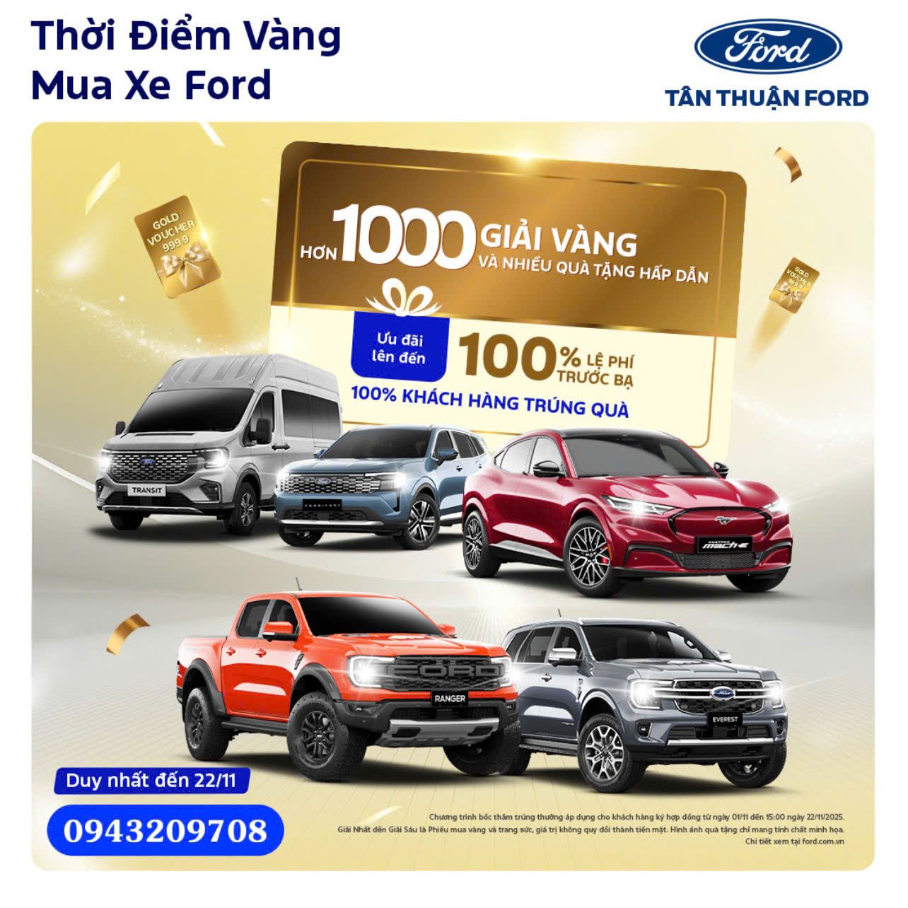 🎯 Thời điểm vàng mua xe Ford – Săn ưu đãi khủng, trúng thưởng cực lớn trong tháng 11 này! 9 Thời điểm vàng mua xe Ford
